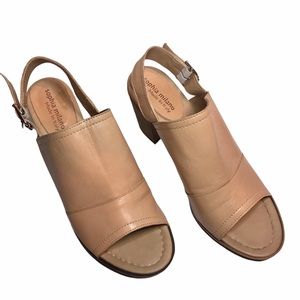 Sophia Milano Slingback Sandals with block heels